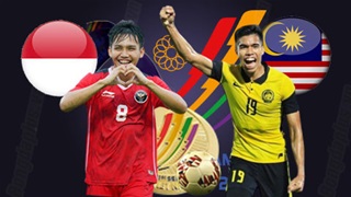16h00 ngày 22/5, U23 Indonesia vs U23 Malaysia